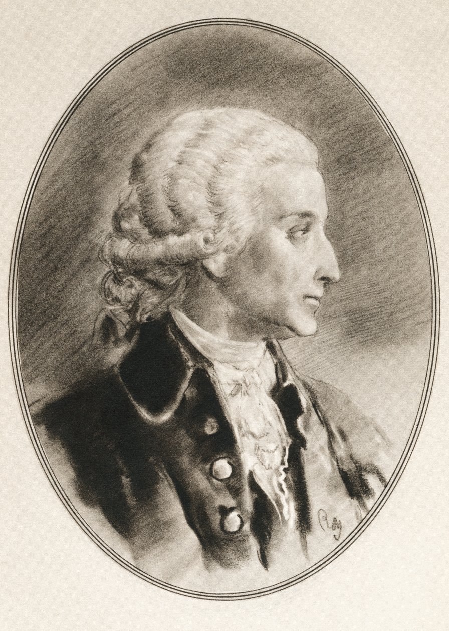 Antoine-Laurent de Lavoisier, alias Antoine Lavoisier efter den franske revolution, fra Living Biography of Famous Men. af Ross Gordon