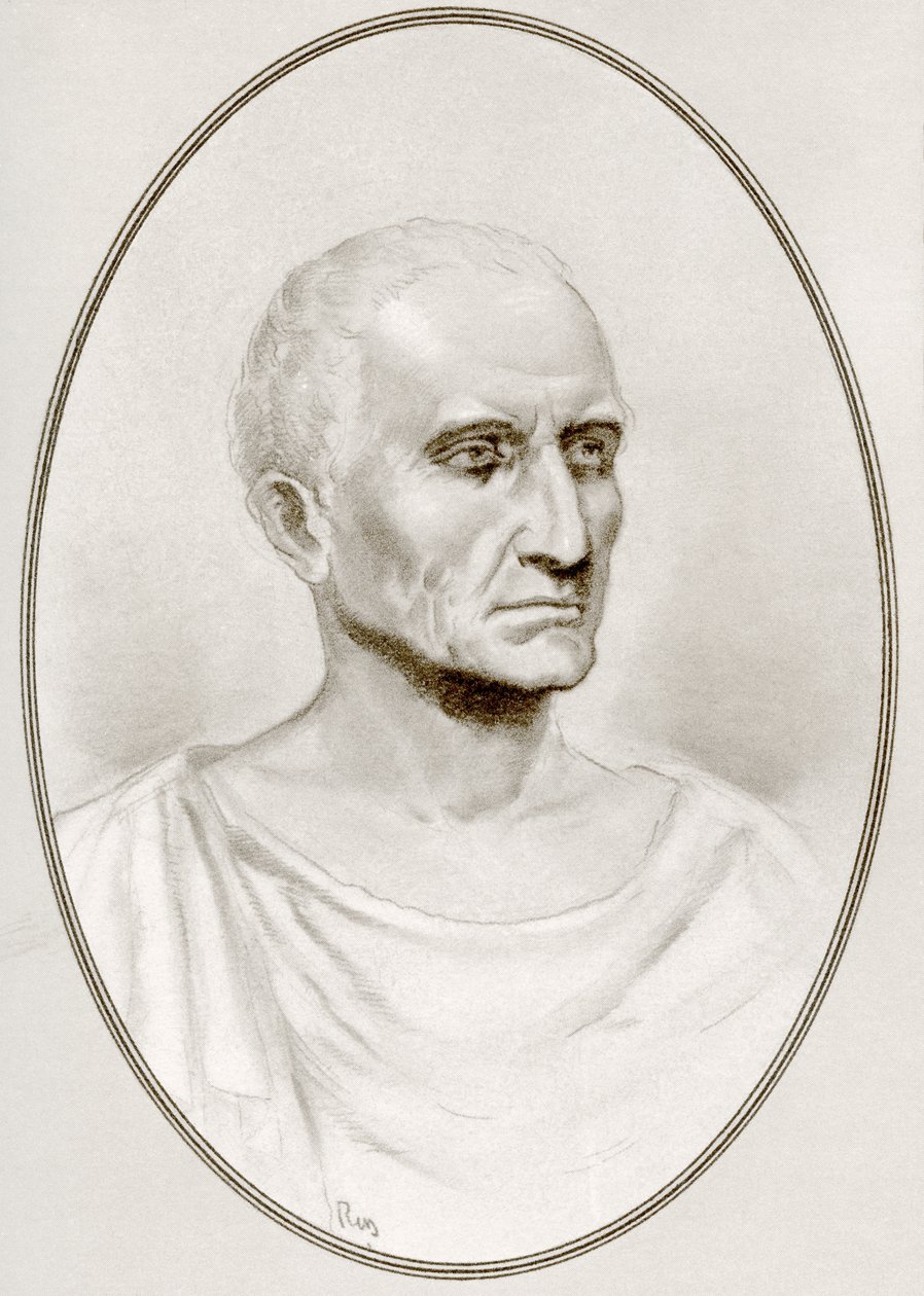 Gaius Julius Cæsar, fra Living Biography of Famous Rulers af Ross Gordon