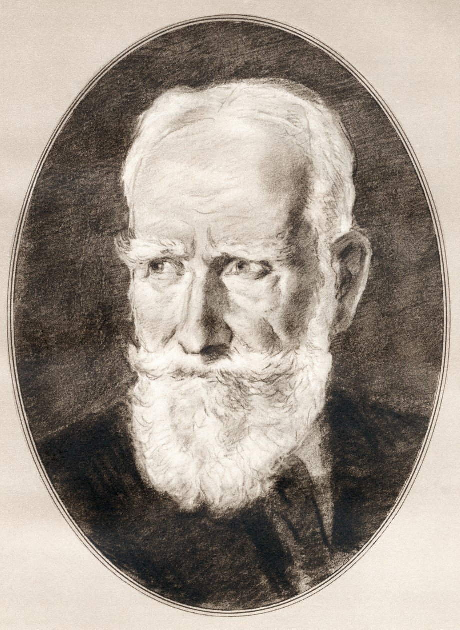 George Bernard Shaw, fra Living Biography of Famous Men. af Ross Gordon