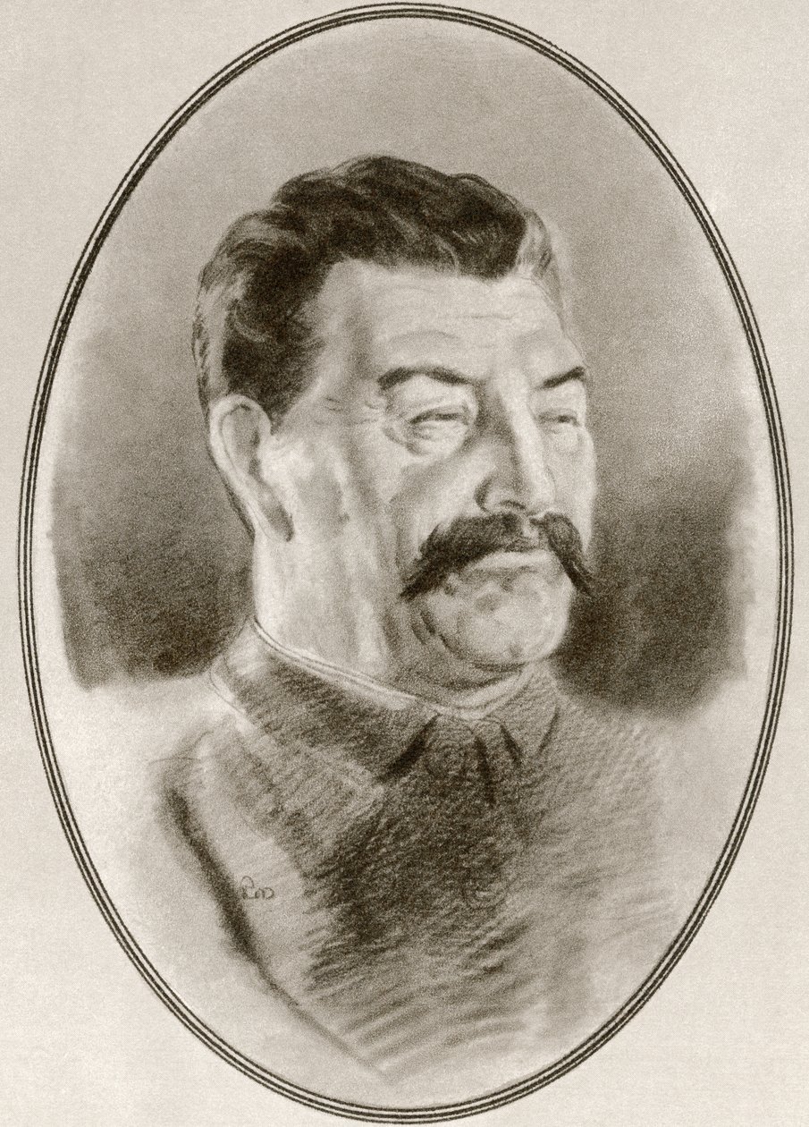Joseph Vissarionovich Stalin, fra levende biografier om berømte herskere. af Ross Gordon