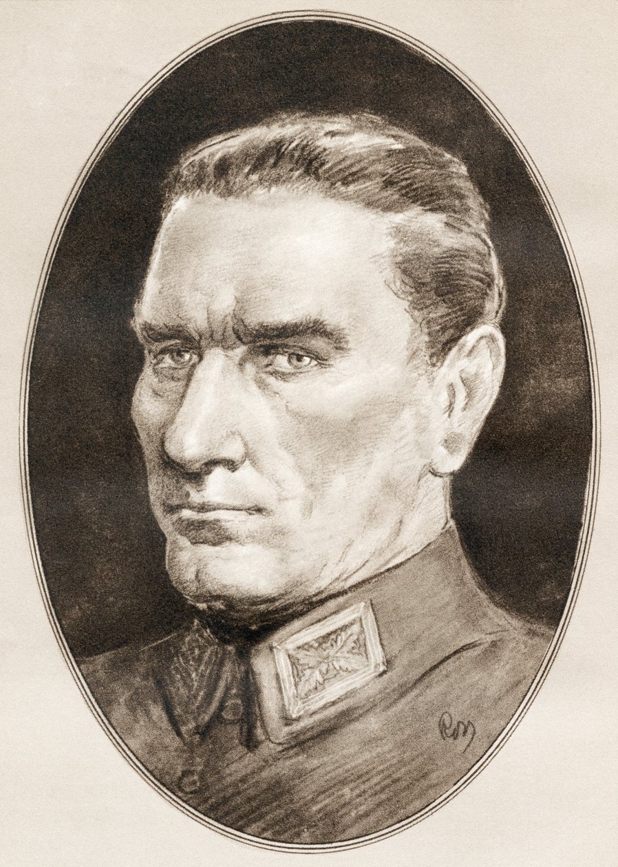 Mustafa Kemal Ataturk, fra Living Biography of Famous Men af Ross Gordon