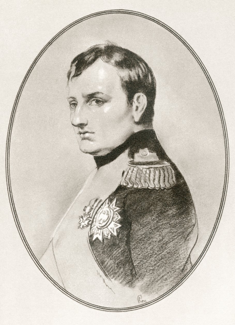 Napoleon Bonaparte, fra Living Biography of Famous Rulers. af Ross Gordon