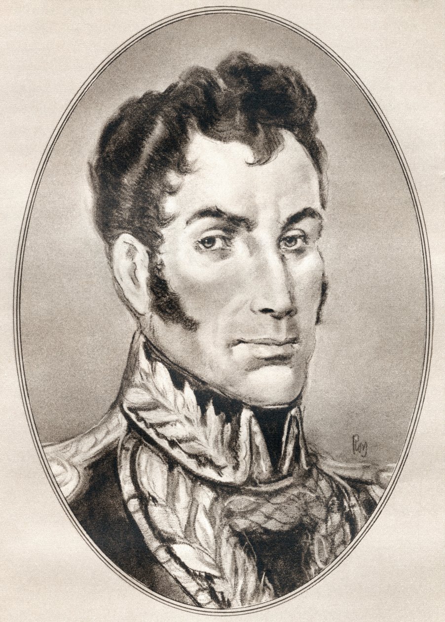 Simon Jose Antonio de la Santusima Trinidad Bolivar Palacios Ponte y Blanco, fra Living Biographies of Famous Men. af Ross Gordon
