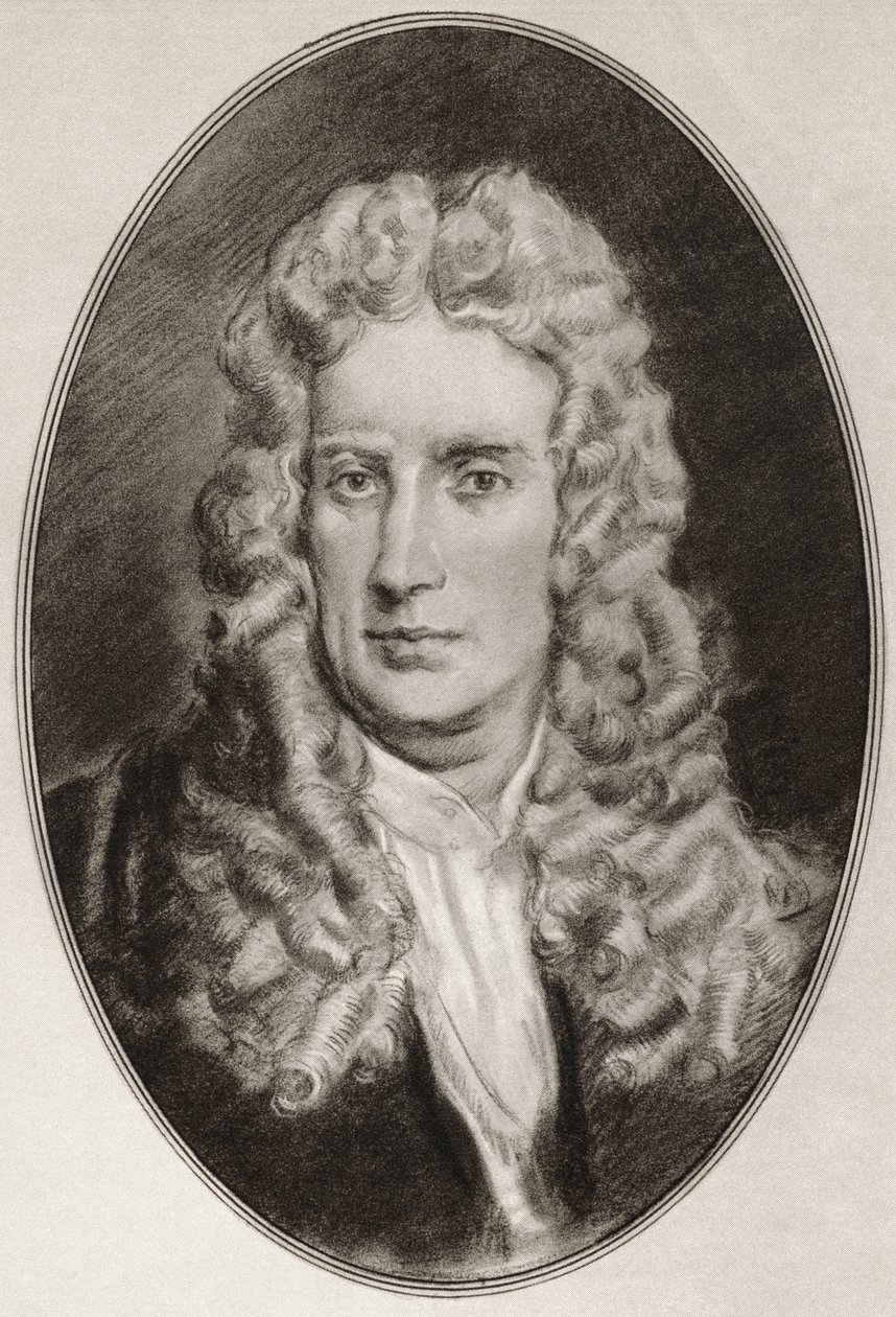 Sir Isaac Newton, fra Living Biography of Famous Men af Ross Gordon