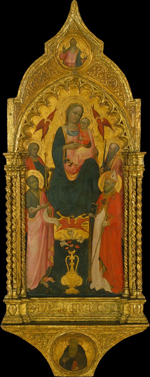 Jomfru og hellige af Rossello di Jacopo Franchi