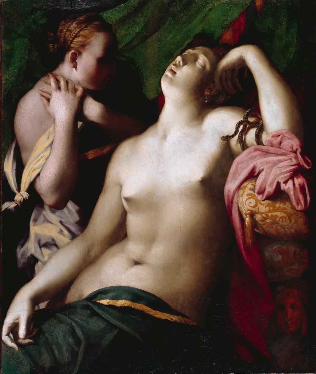 Cleopatras død af Rosso Fiorentino