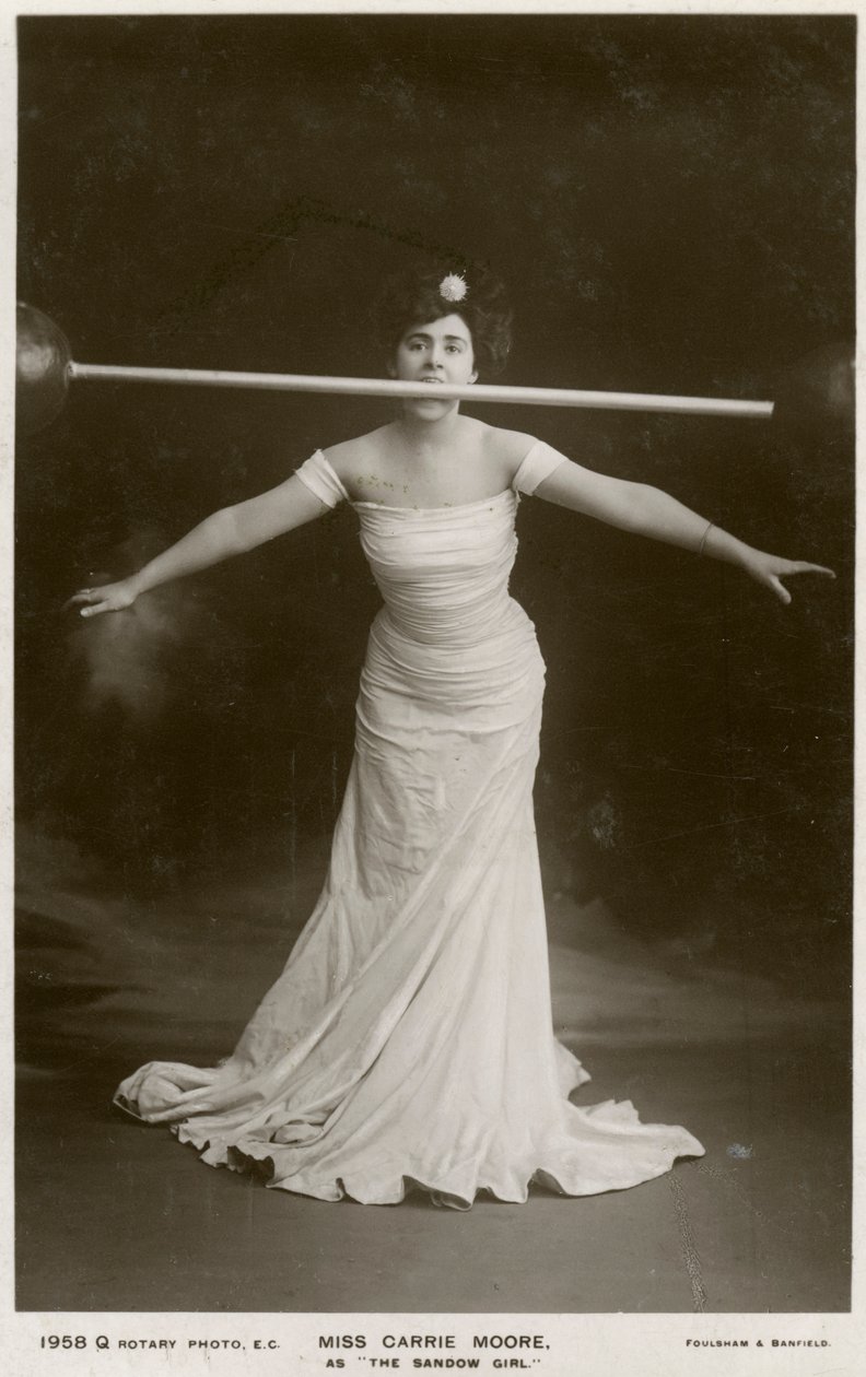 Carrie Moore, australsk skuespillerinde, omkring 1900-tallet. af Rotary Photo
