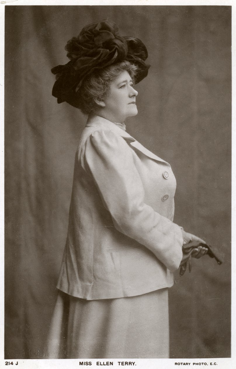Ellen Terry, britisk skuespillerinde, omkring 1900-tallet. af Rotary Photo