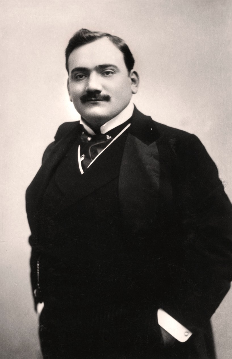 Enrico Caruso 1873-1921, italiensk tenor, 1907. af Rotary Photo