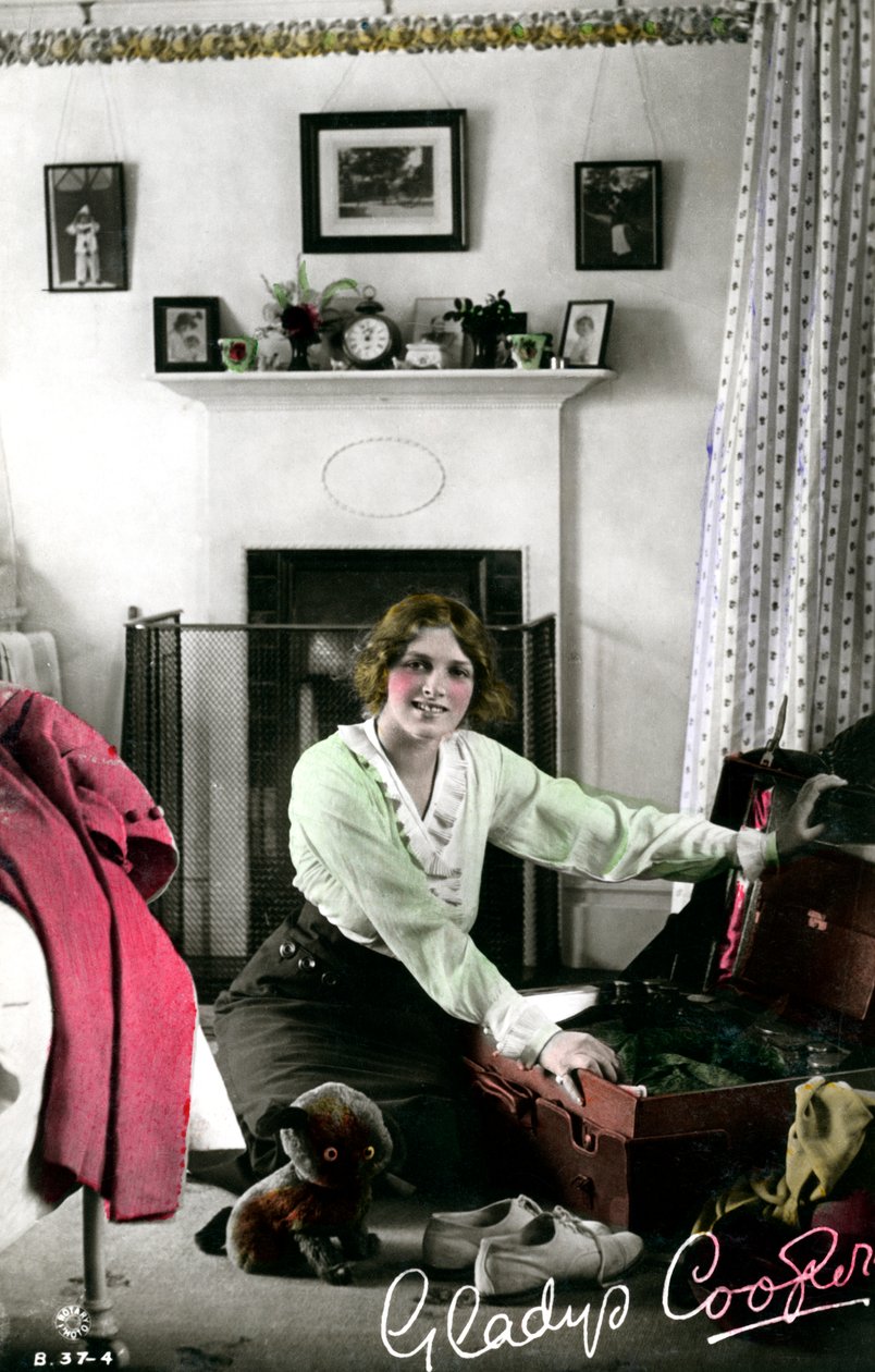 Gladys Cooper 1888-1971, engelsk skuespillerinde, begyndelsen af det 20. århundrede. af Rotary Photo