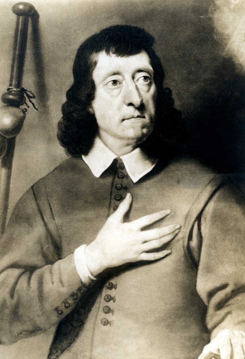 John Milton 1608-1674, engelsk digter, begyndelsen af det 20. århundrede. af Rotary Photo