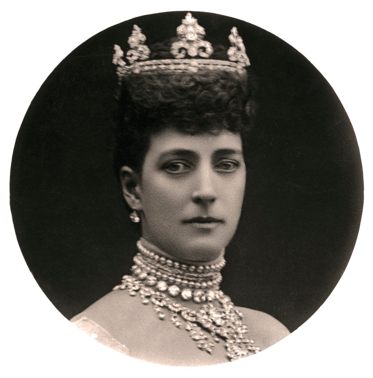 Dronning Alexandra 1844-1925, dronningepartner til kong Edward VII, slutningen af det 19. århundrede. af Rotary Photo