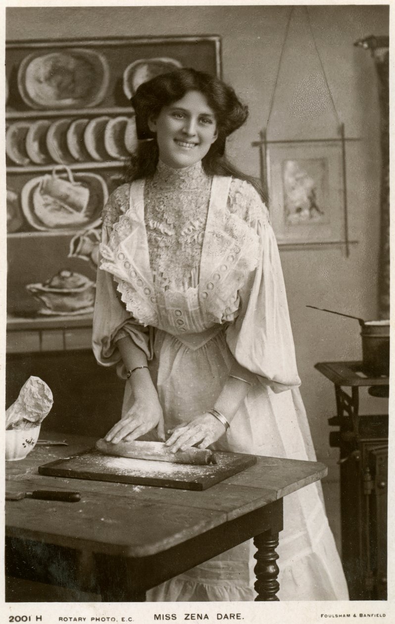 Zena Dare, britisk skuespillerinde, omkring 1900-tallet. af Rotary Photo