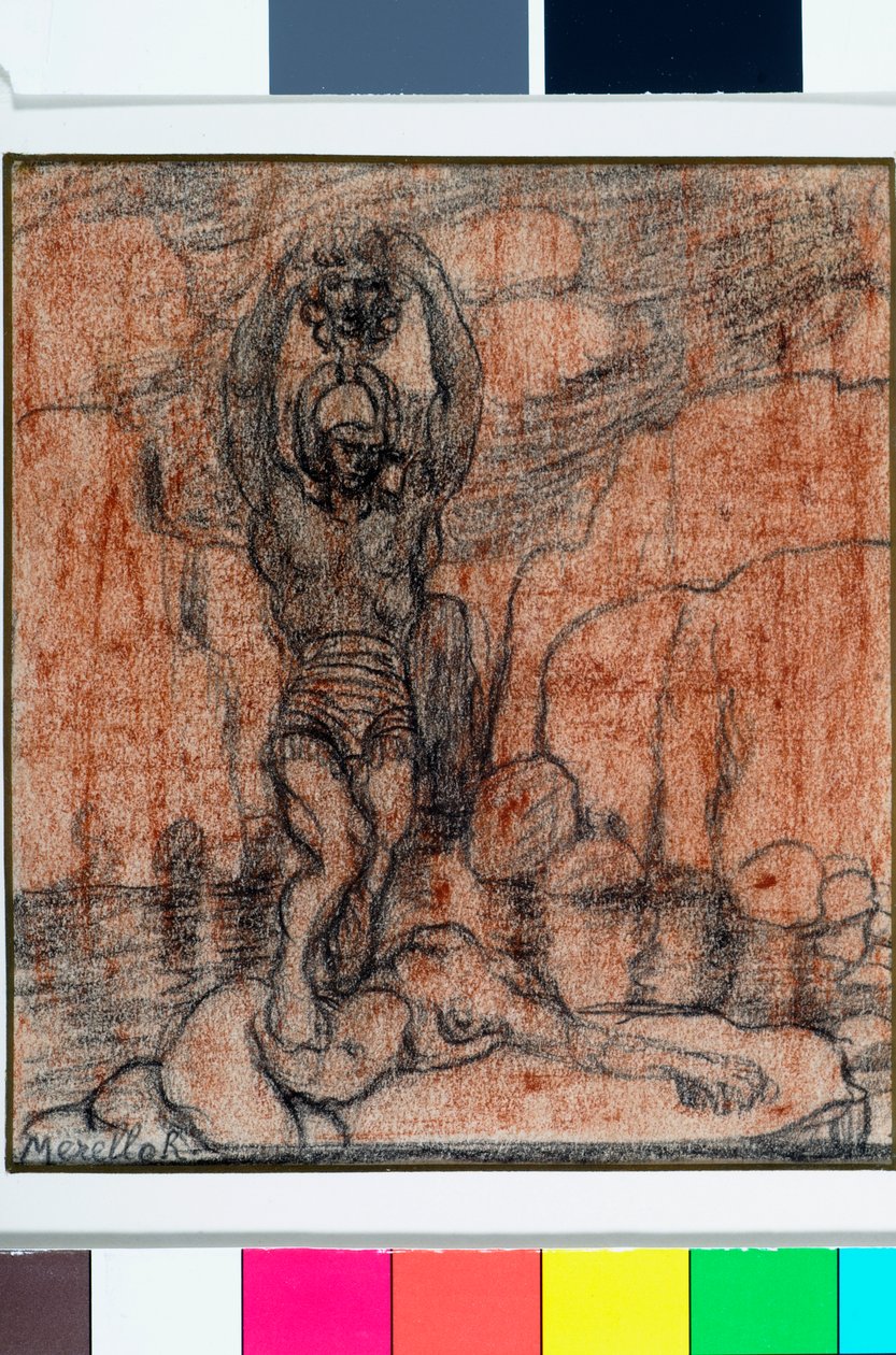 Perseus med hovedet af Medusa, ca. 1915-19 af Rubaldo Merello