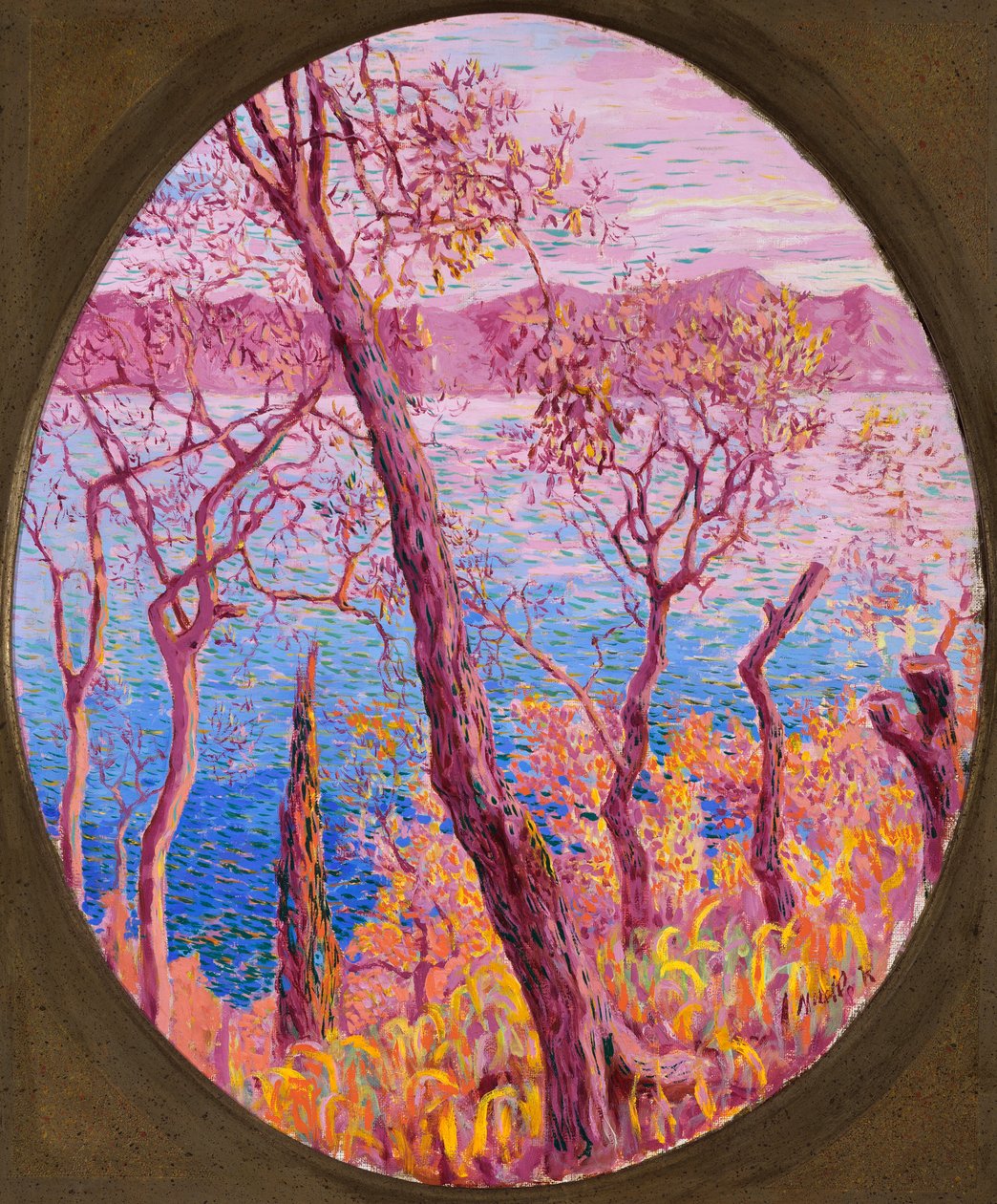 Træer på havet, c.1910-14 af Rubaldo Merello