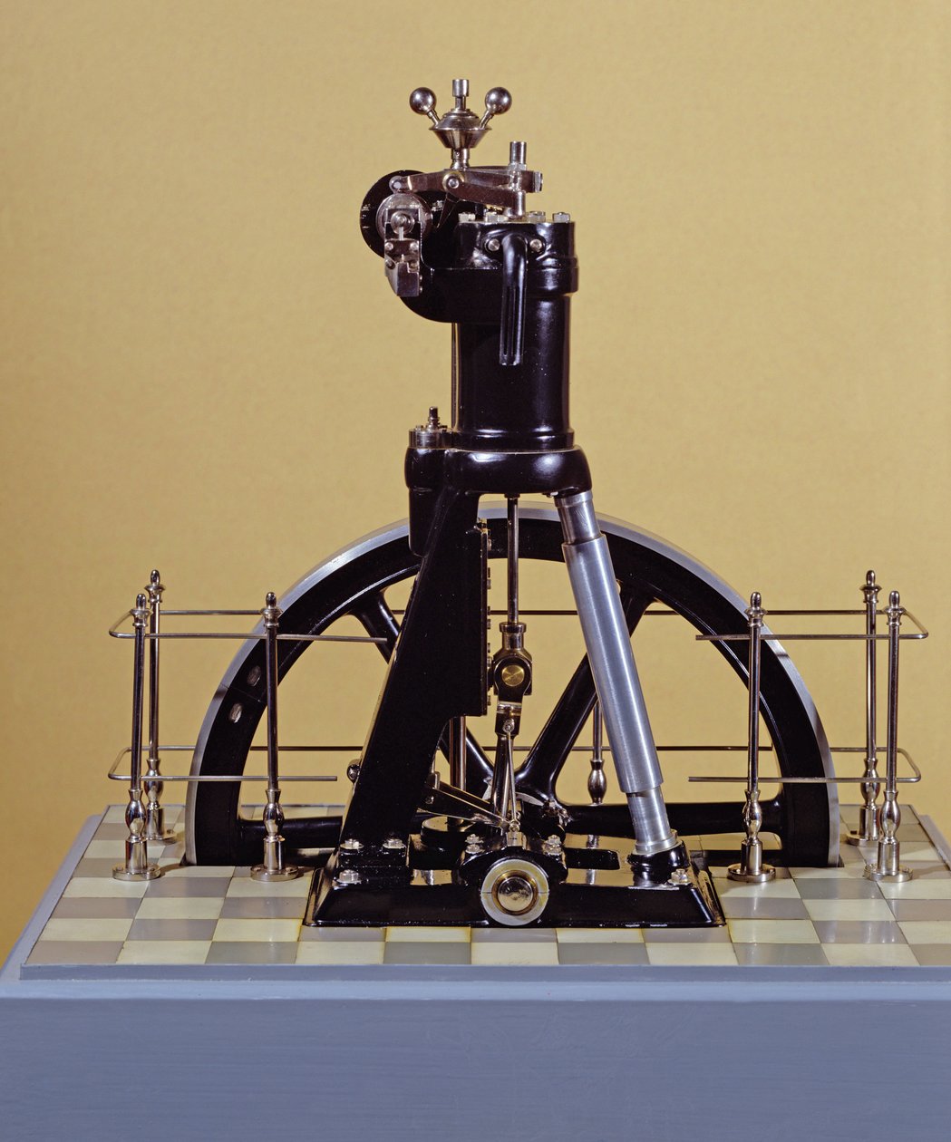 Den første dieselmotor (også kendt som den tredje Augsburg-prototype), 1896-97 (metal) af Rudolf Diesel