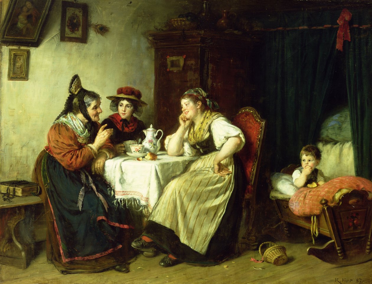 Sladderen, 1887 af Rudolf Epp