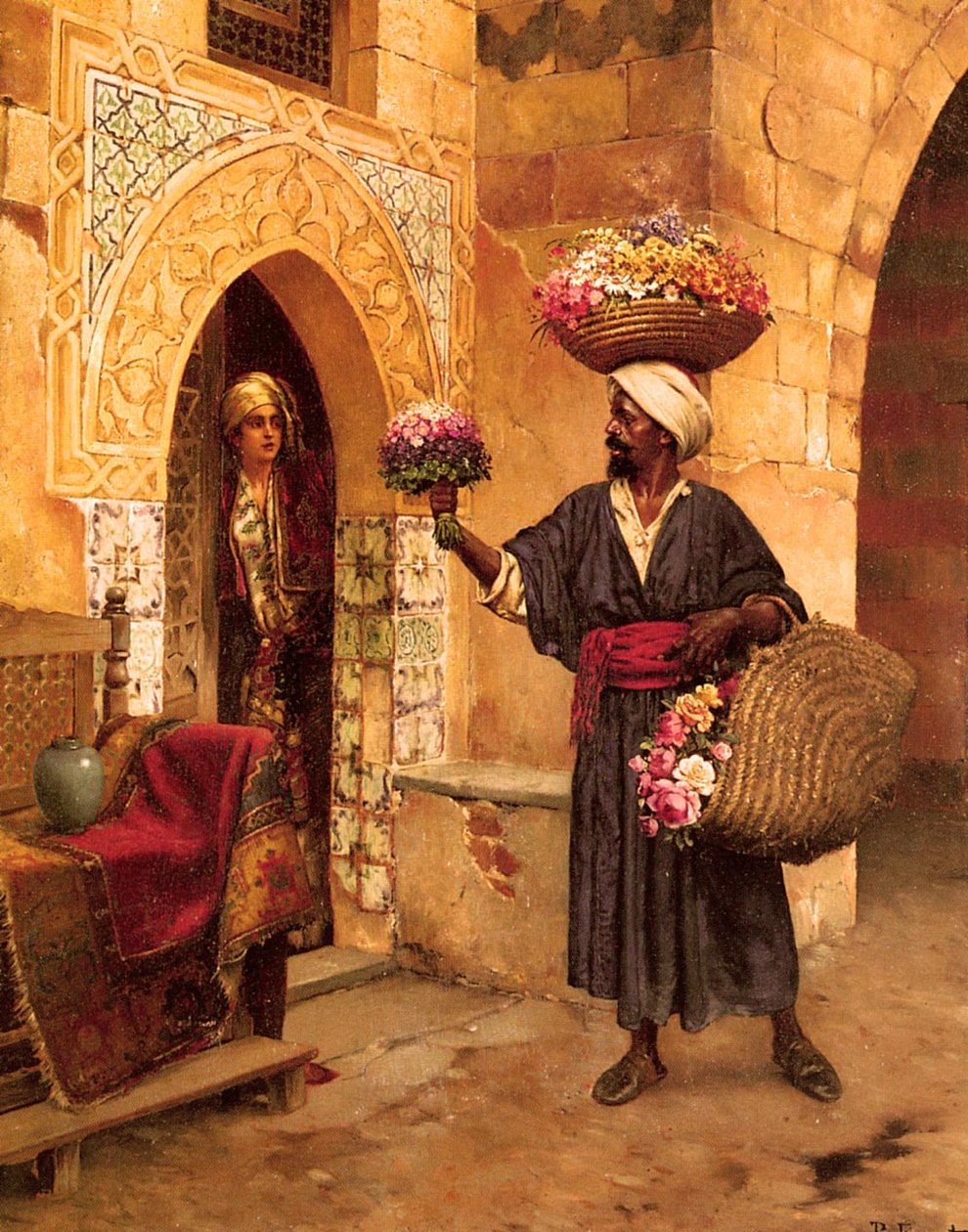 Blomsterhandleren af Rudolphe Ernst