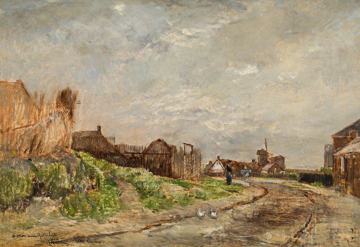 Fransk landskab nær Cayeux af Rudolf Ribarz