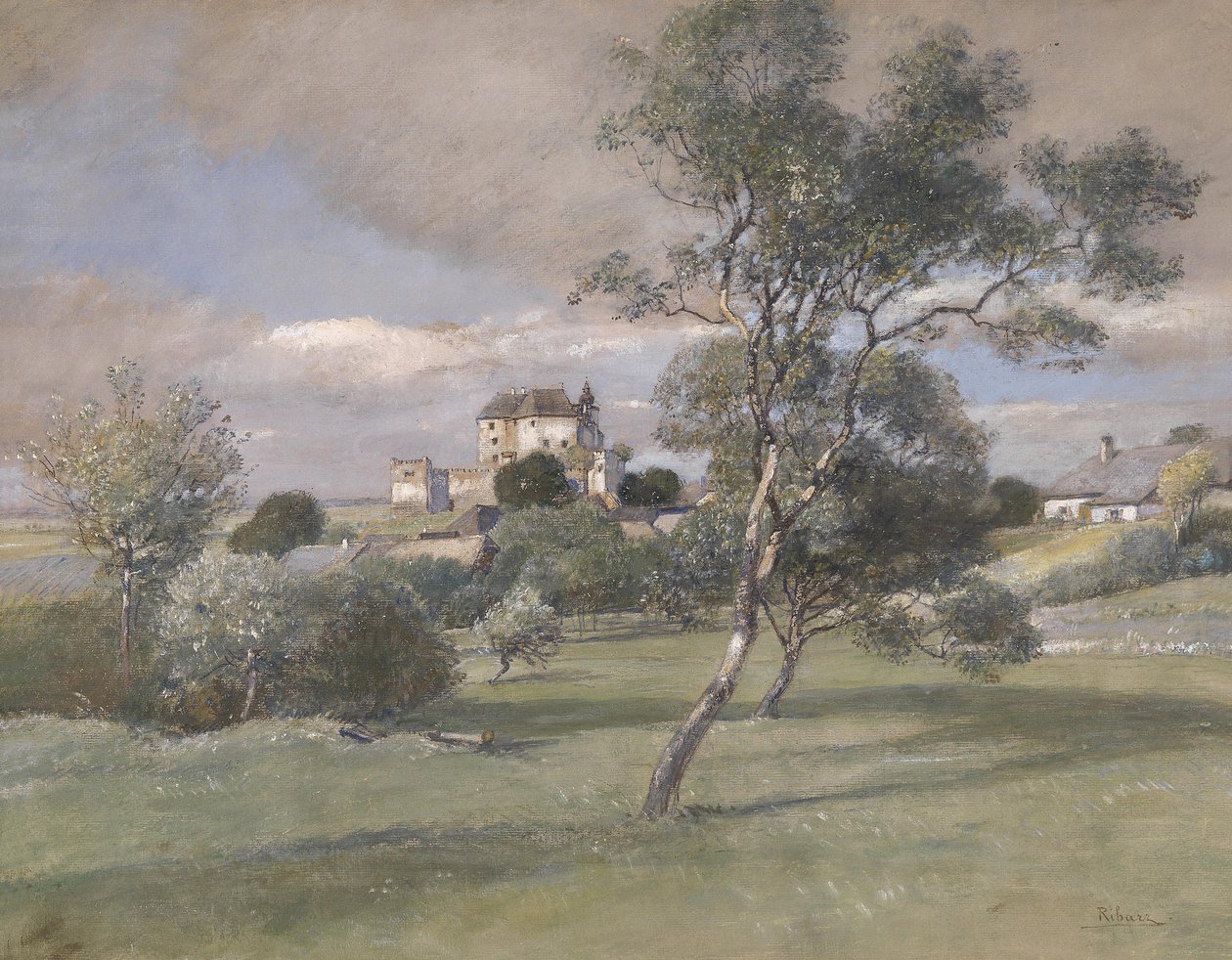 Albrechtsberg Slot i Waldviertel af Rudolf Ribarz
