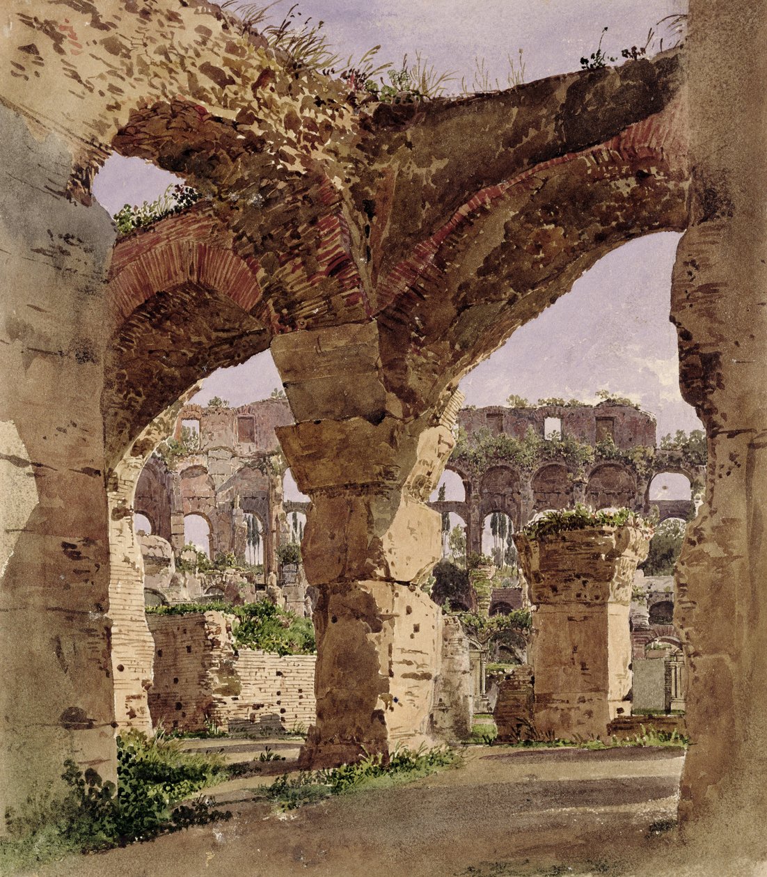 Colosseum, Rom, 1835 af Rudolf von Alt