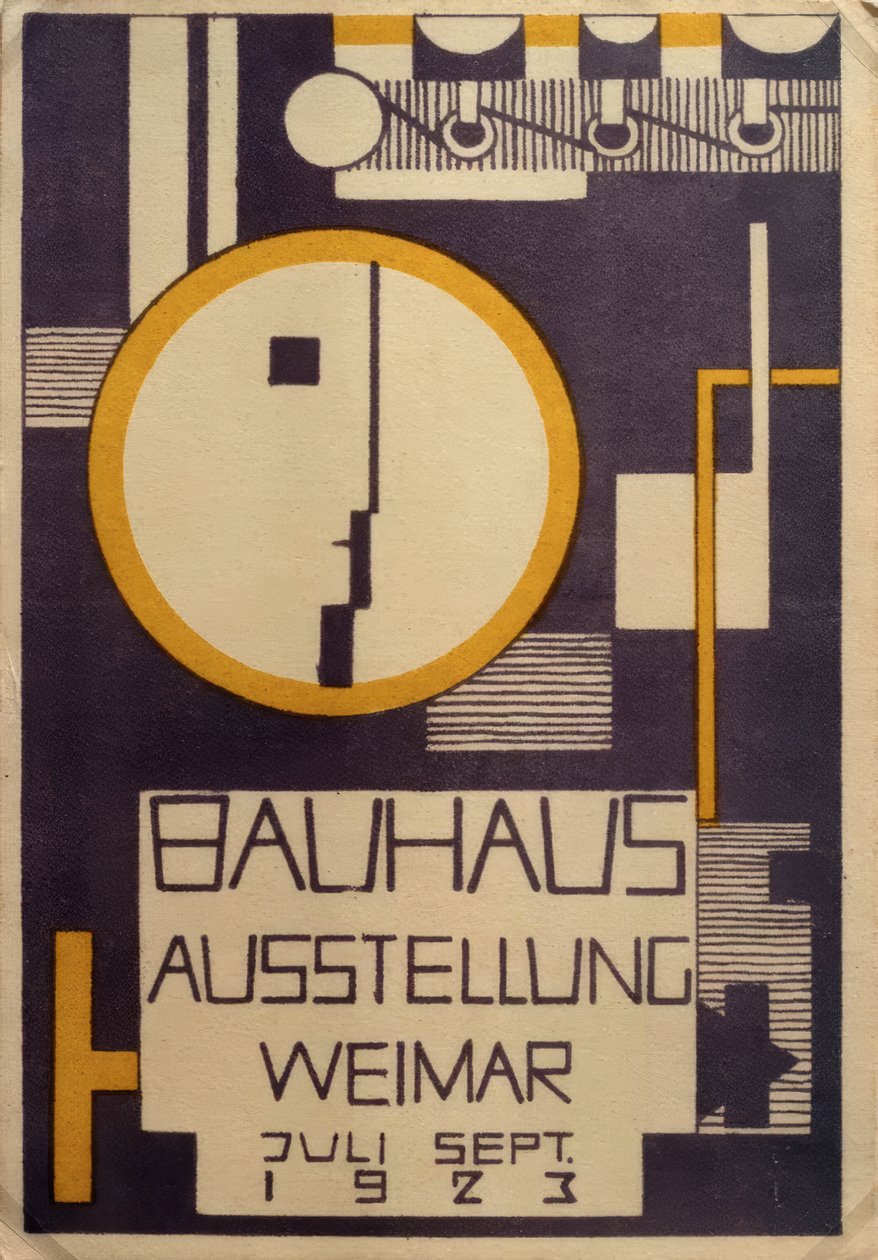 Bauhaus-udstilling Weimar juli-september 1923 af Rudolf Baschant
