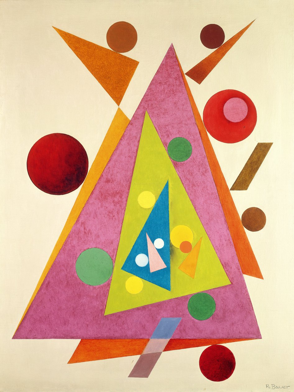Allegro af Rudolf Bauer