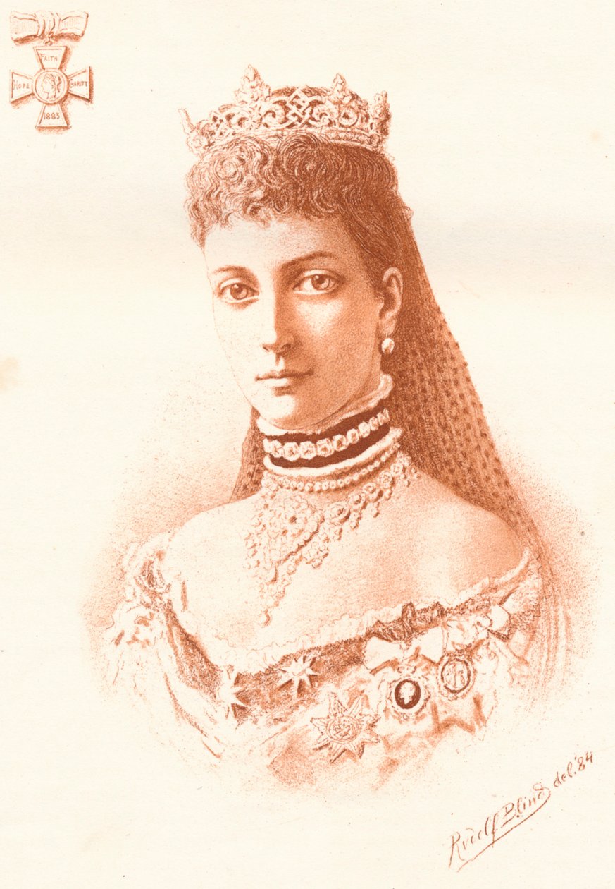 Hendes Kongelige Højhed Prinsessen af Wales, 1884 af Rudolf Blind