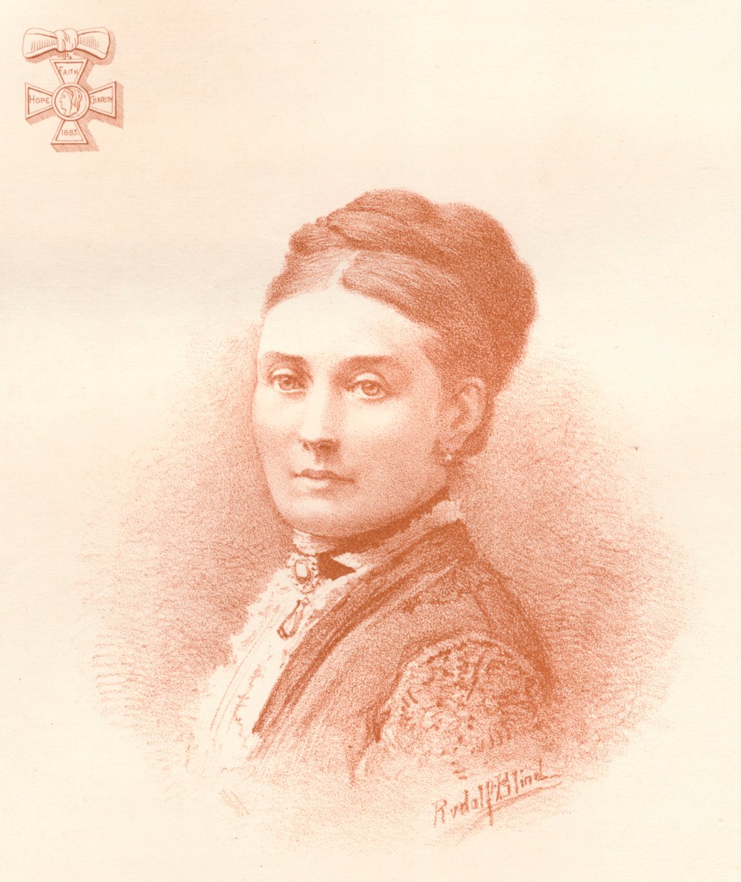 Kronprinsessen af det tyske rige og af Preussen, 1884 af Rudolf Blind
