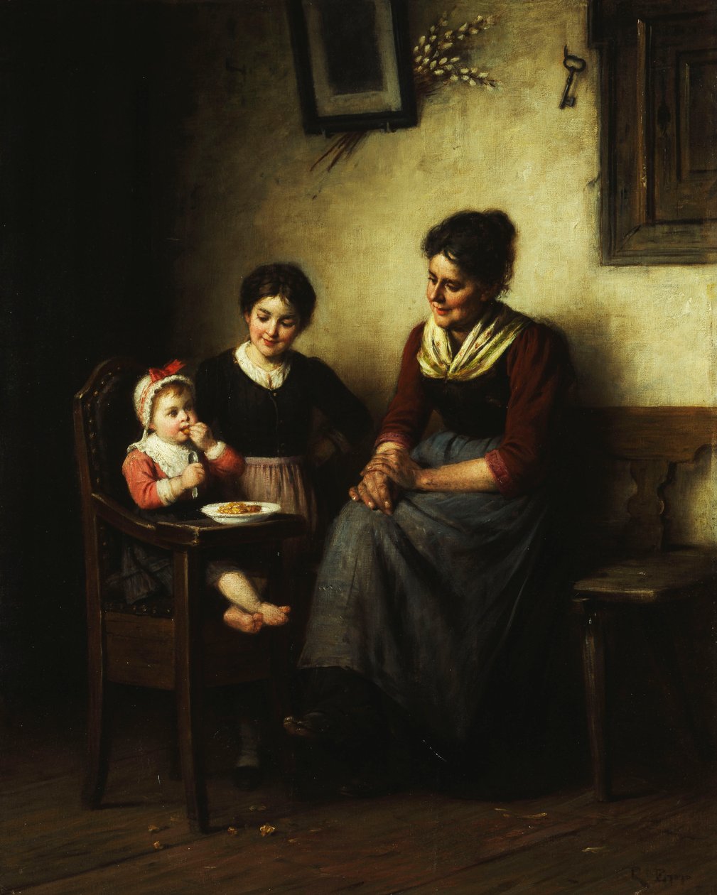 Babys måltidstid, af Rudolf Epp