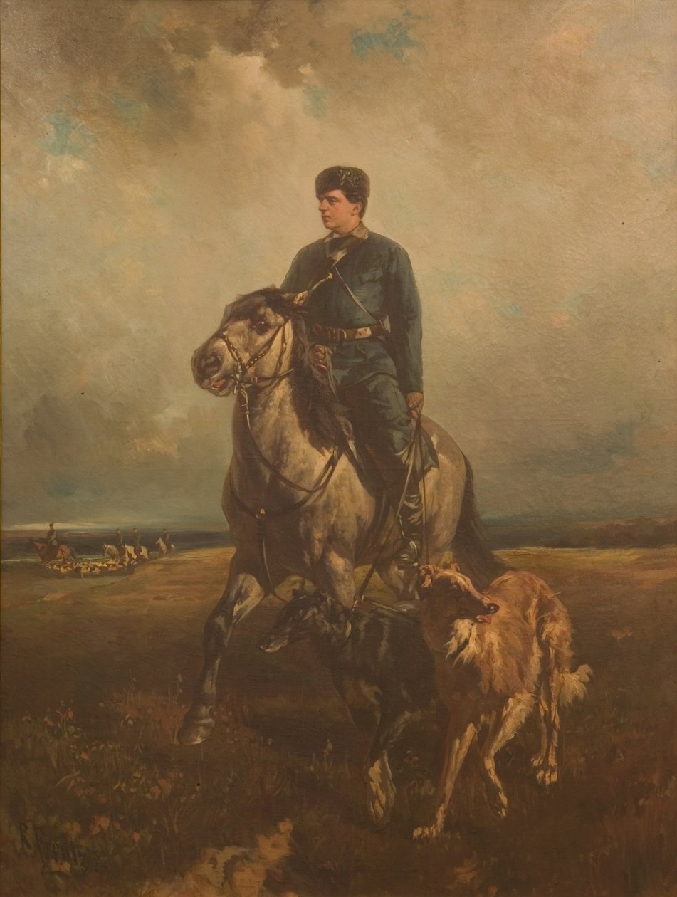 Storhertug Vladimir Alexandrovich af Rusland 1847-1909 På jagt, 1890
