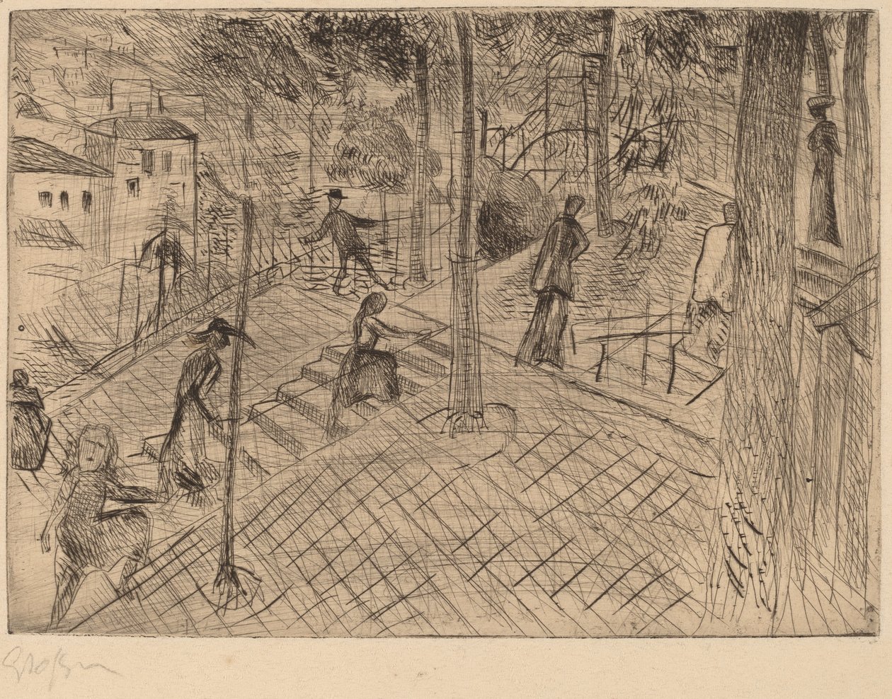Montmarte af Rudolf Grossman