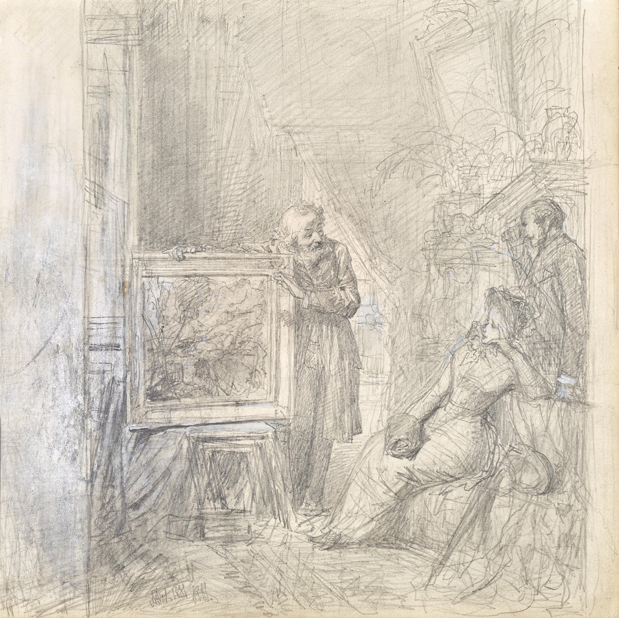 I et studie af Rudolf Hausleithner