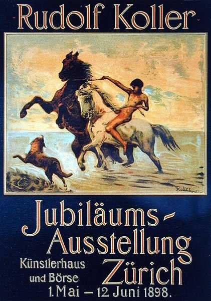 Reproduktion af en plakat, der reklamerer for 