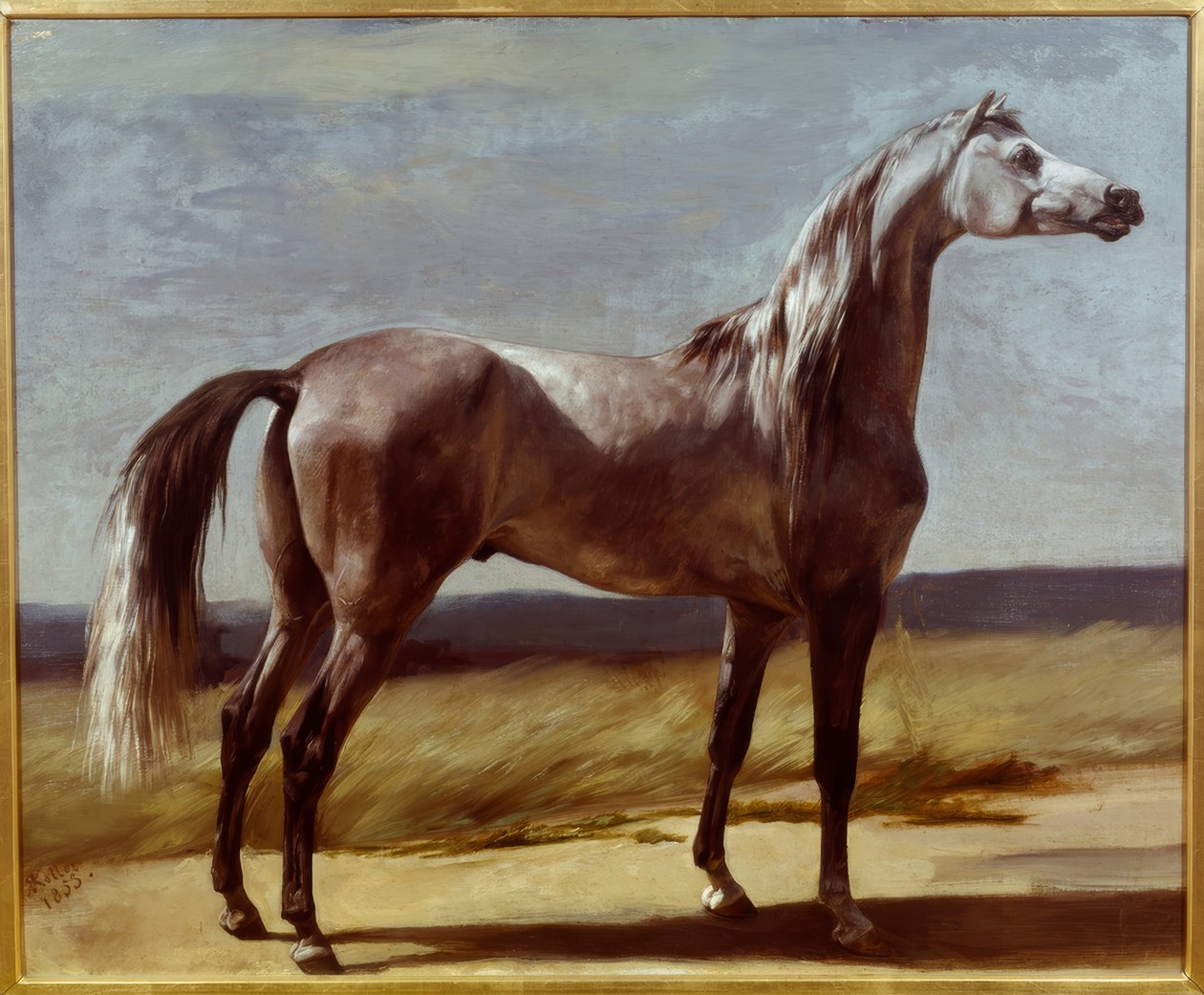 Hest i et landskab af Rudolf Koller