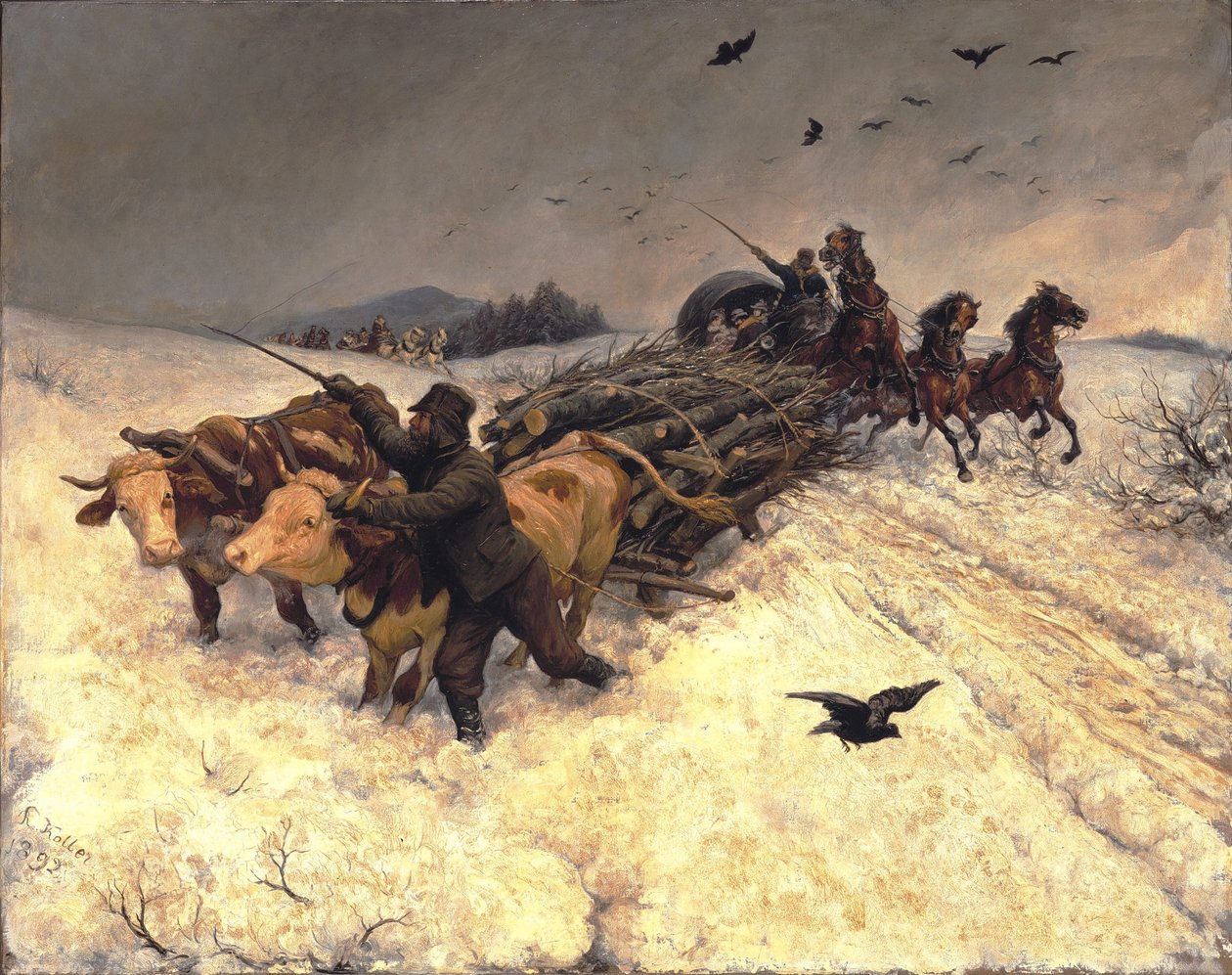 En tur i kane af Rudolf Koller