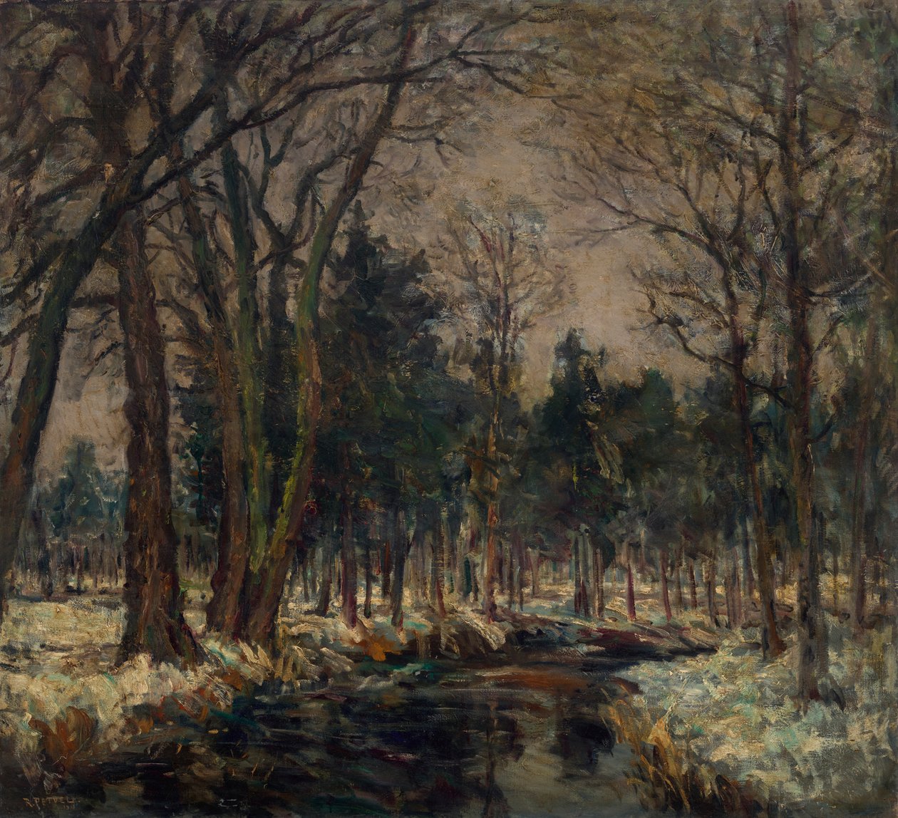 I parken Schleissheim af Rudolf Petuel