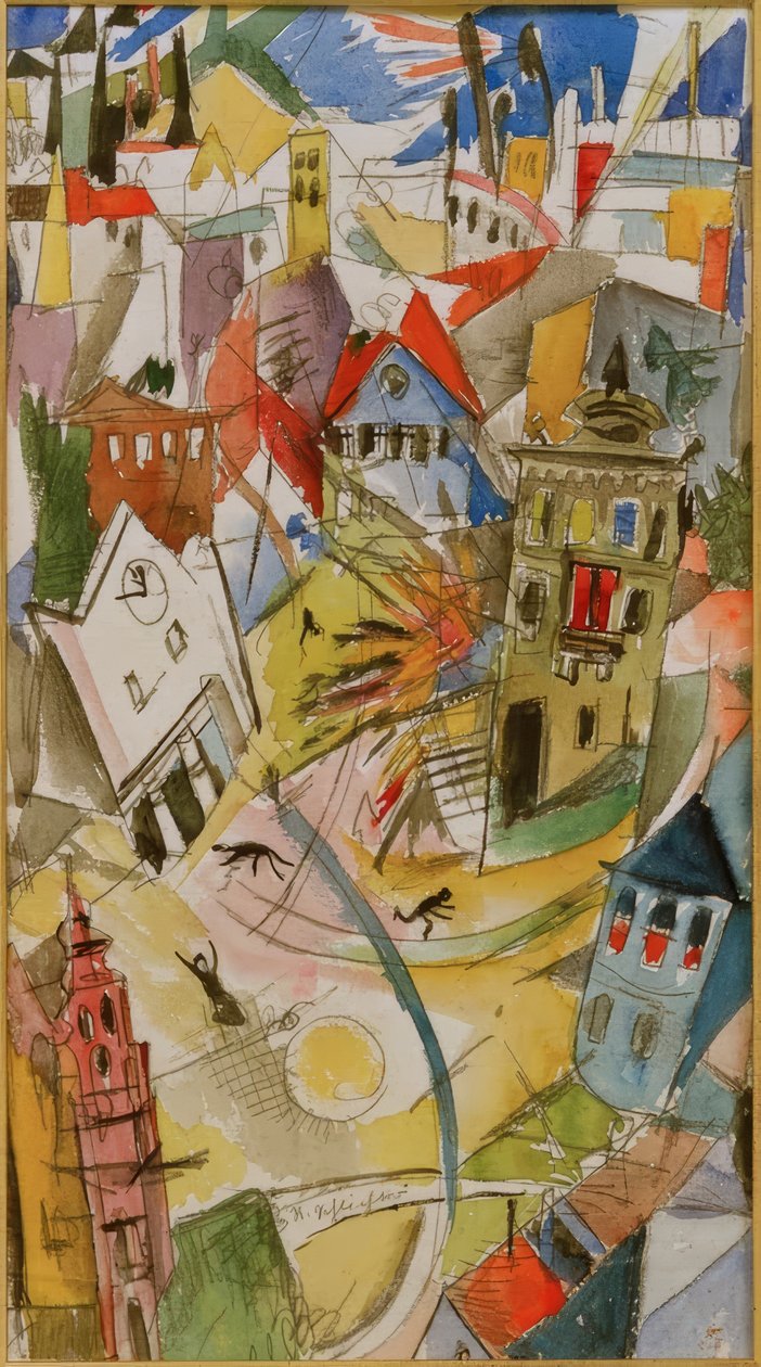 Eksplosionen af Rudolf Schlichter