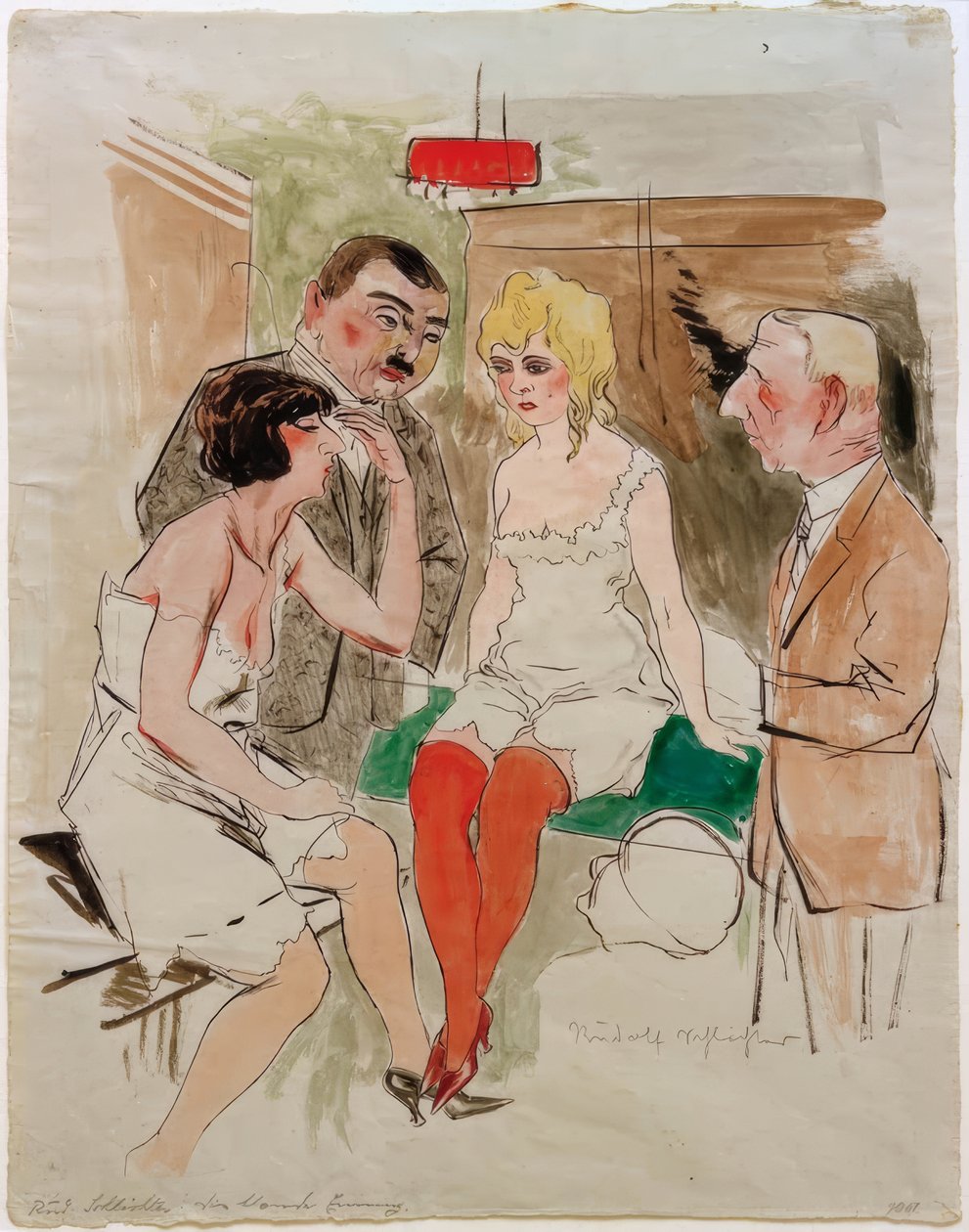 Den blonde Emmy af Rudolf Schlichter