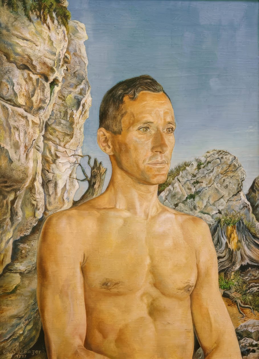 Ernst Jünger af Rudolf Schlichter