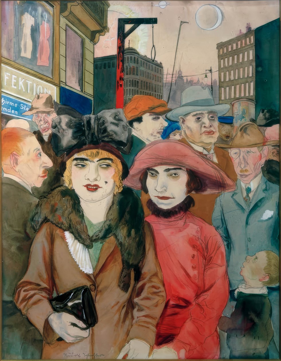 Hausvogteiplatz af Rudolf Schlichter