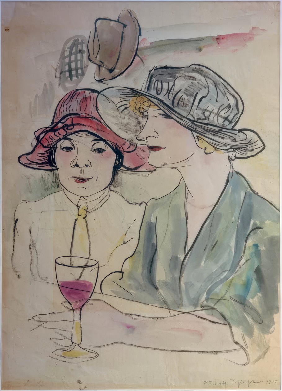 I caféen af Rudolf Schlichter