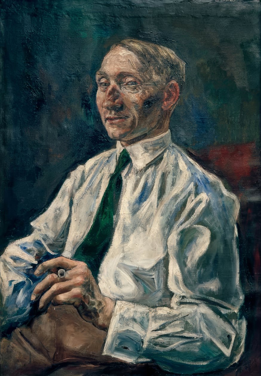 Portræt af Henry Guilbeaux af Rudolf Schlichter