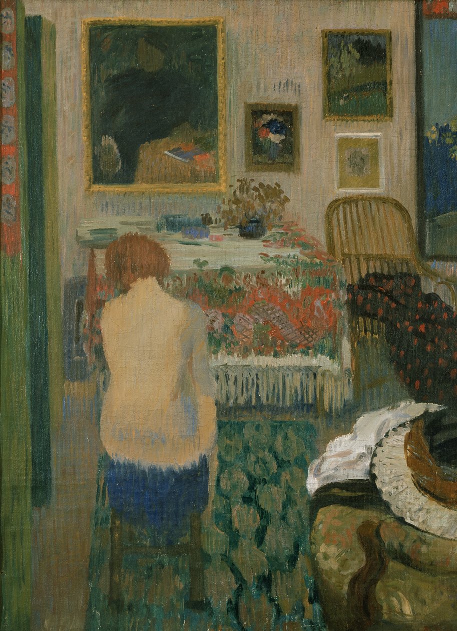 Nøgen i studiet af Rudolf Vejrych
