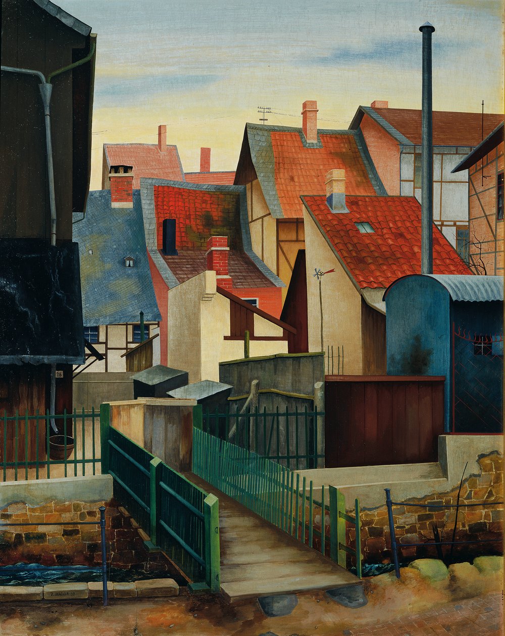 Ved kennelen (i Goslar) af Rudolf Wacker