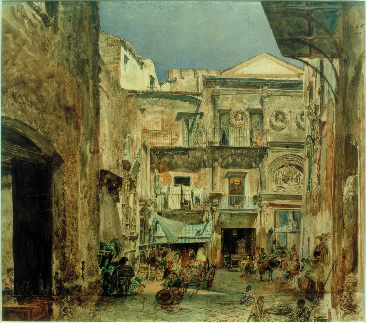 Palermo af Rudolf von Alt