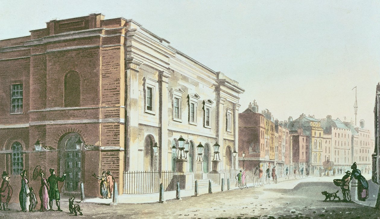 New Drury Lane Theatre, 1812 af Rudolph Ackermann