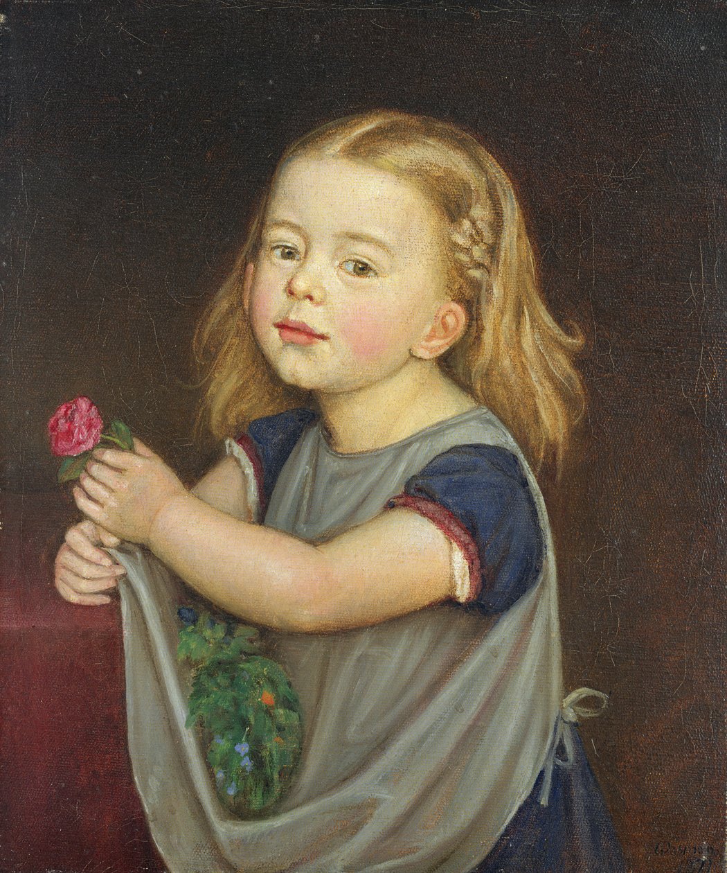 Antonia Franziska Romana Wasmann (1866-1944) 1871 af Rudolph Friedrich Wasmann