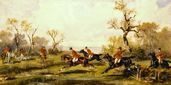 Jagtscene, ca. 1920 af Rudolph Stone