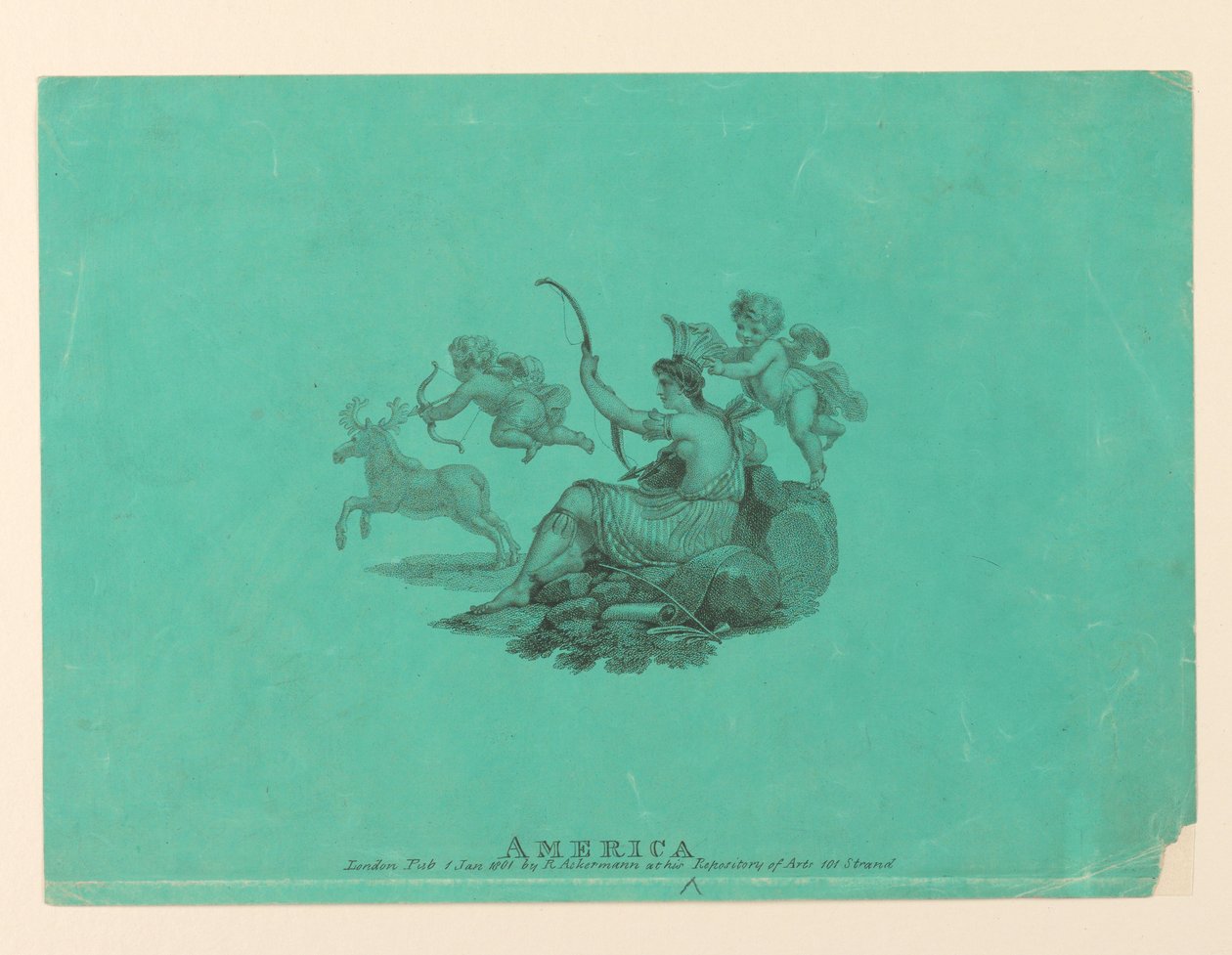 Amerika af Rudolph Ackermann